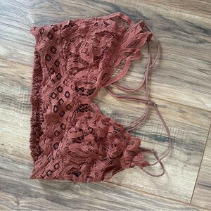 Lace Bralette in Rust free people